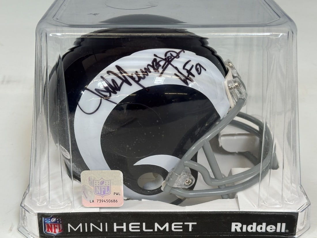 Jack Youngblood Los Angeles Rams Autographed Mini Helmet (1 of 2)