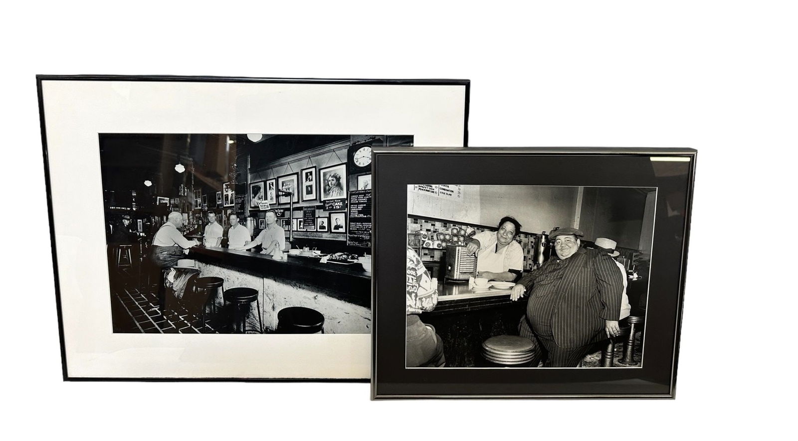 (2) Framed Lunch Counter Black & White Photos (1 of 3)