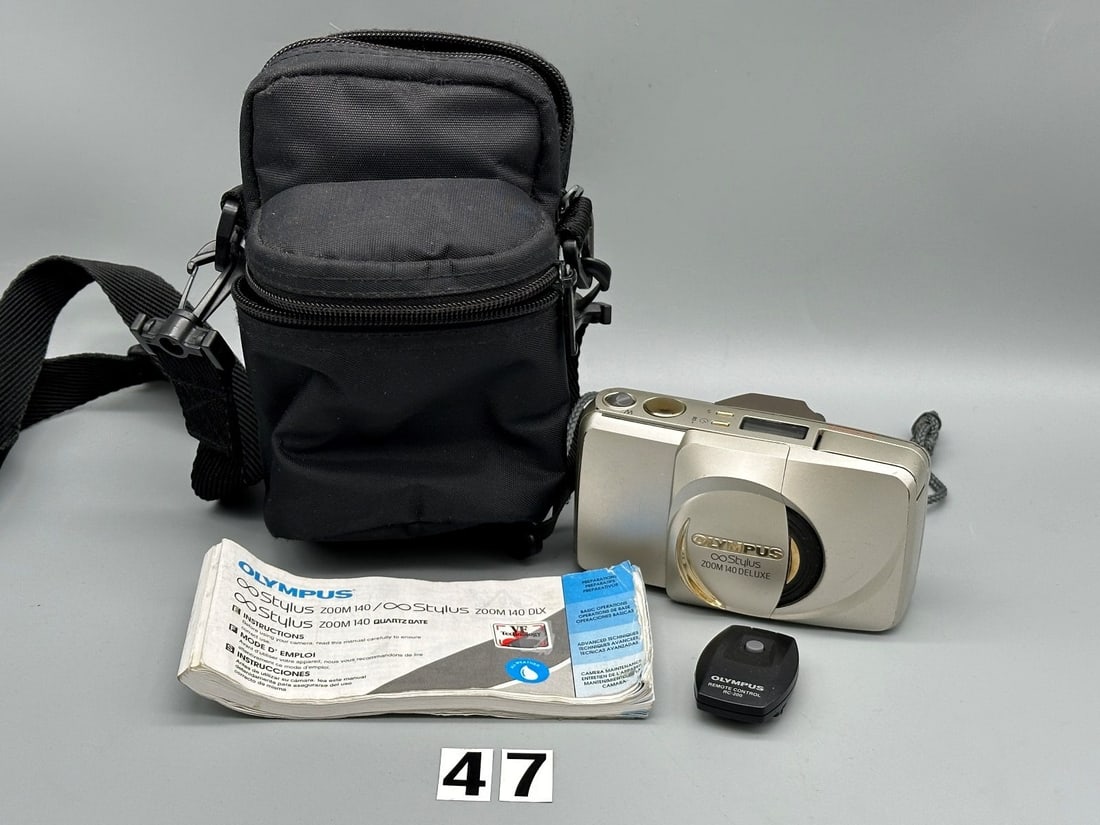 Olympus Stylus Zoom 140 Deluxe 35mm Autofocus Weatherproof Camera With Wireless Remote (1 of 6)