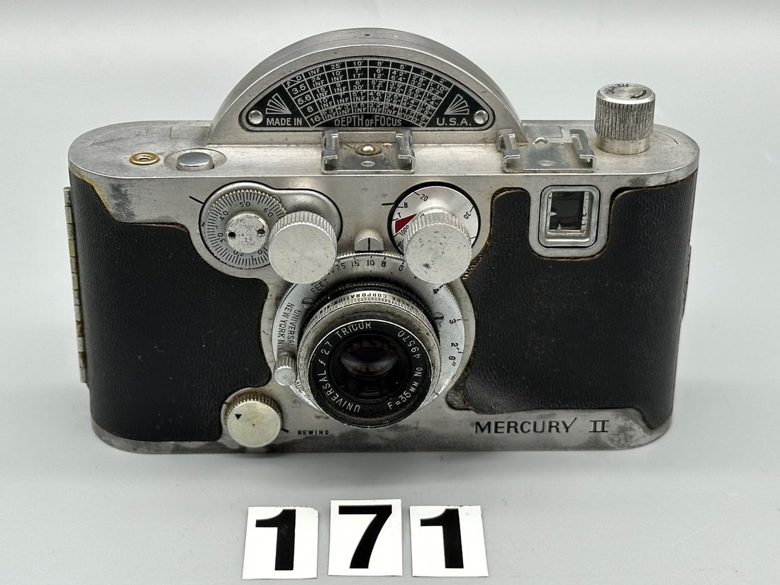 1945 Mercury II Model CX 35mm Camera (1 of 8)