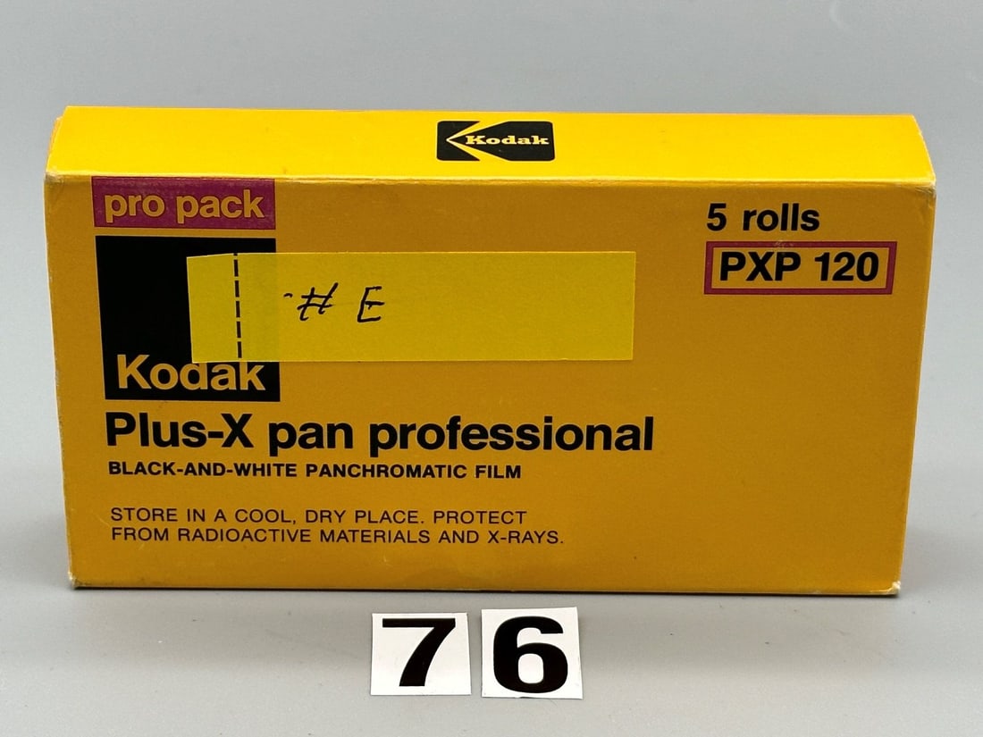Black and White Plus X Film 120 Pro Pack 5 Rolls: Black and White Plus X Film 120 Pro Pack 5 Rolls: Expired in 1984.