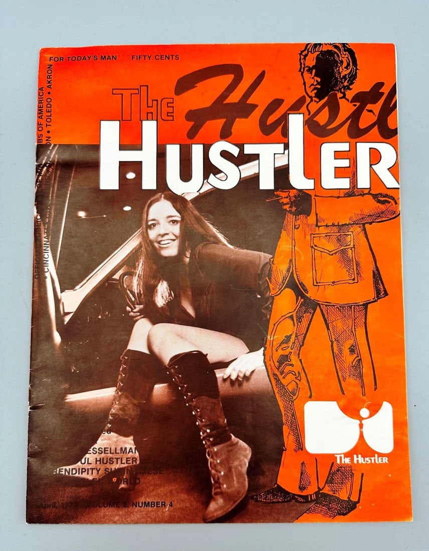 The Hustler Magazine April 1973 Volume 2 Number 4 Larry Flint Publications: The Hustler Magazine April 1973, Volume 2 Number 4, Larry Flint Publications.