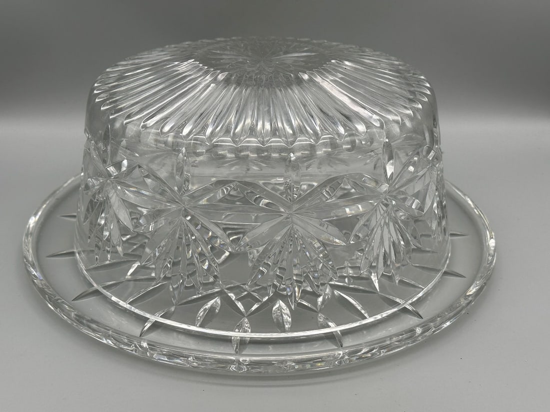Waterford Crystal Cake Plate and Dome (1 of 4)