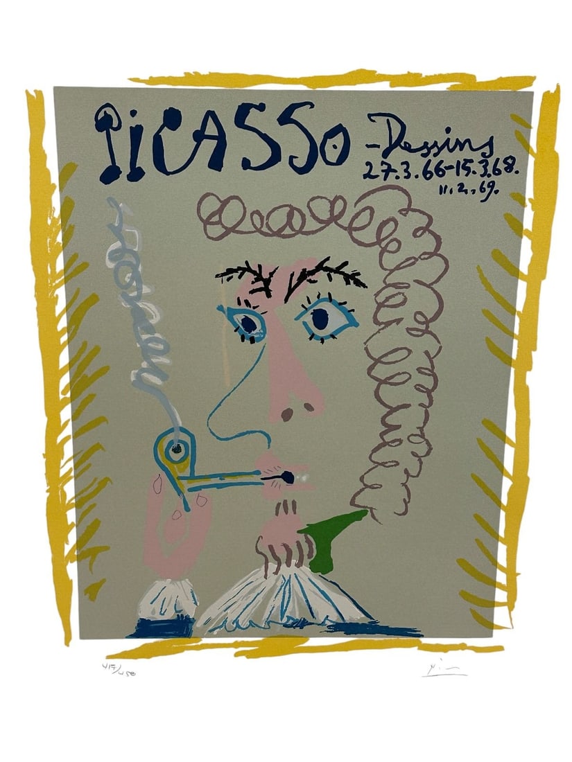 Picasso "Dessins" Numbered Lithograph (1 of 5)