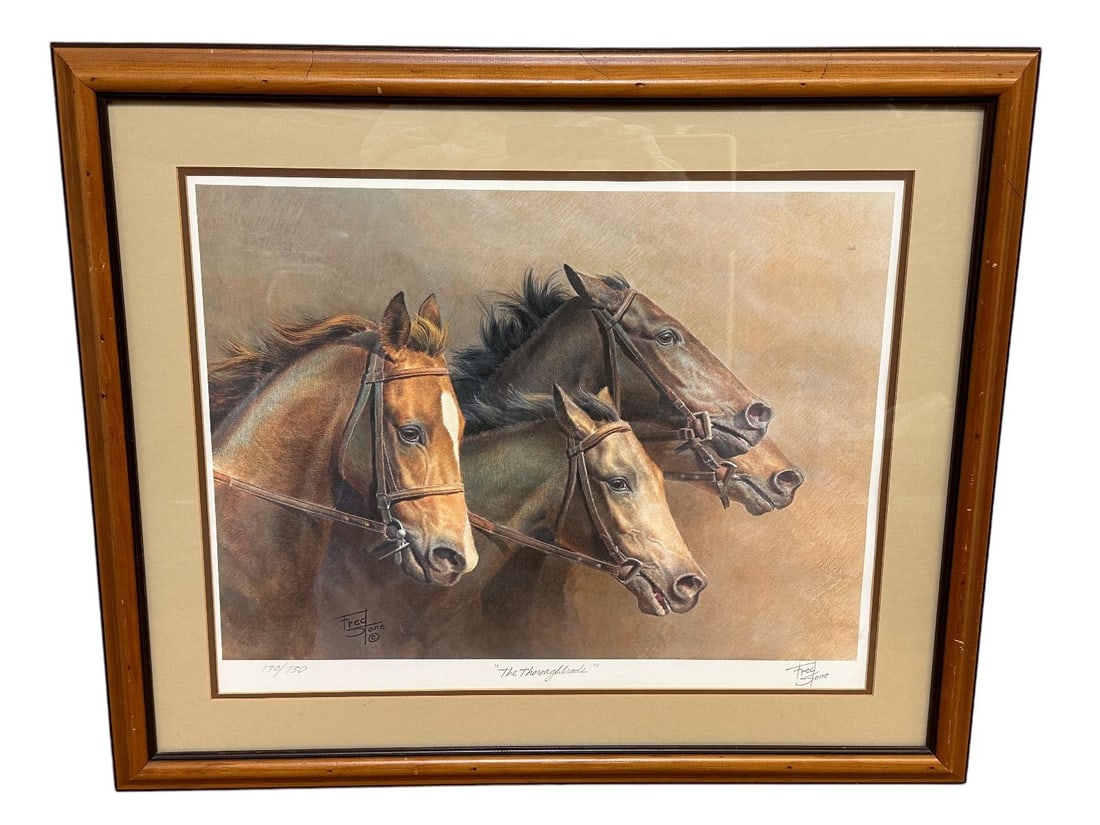 Fred Stone Lithograph "The Thoroughbreds" (1 of 4)