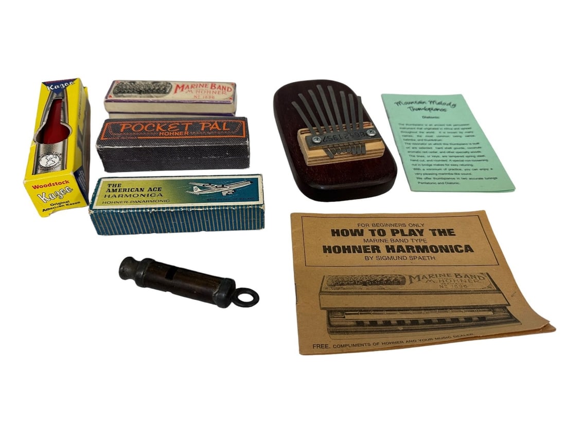 Group of Early Harmonica and Musical Hand Helds (1 of 5)