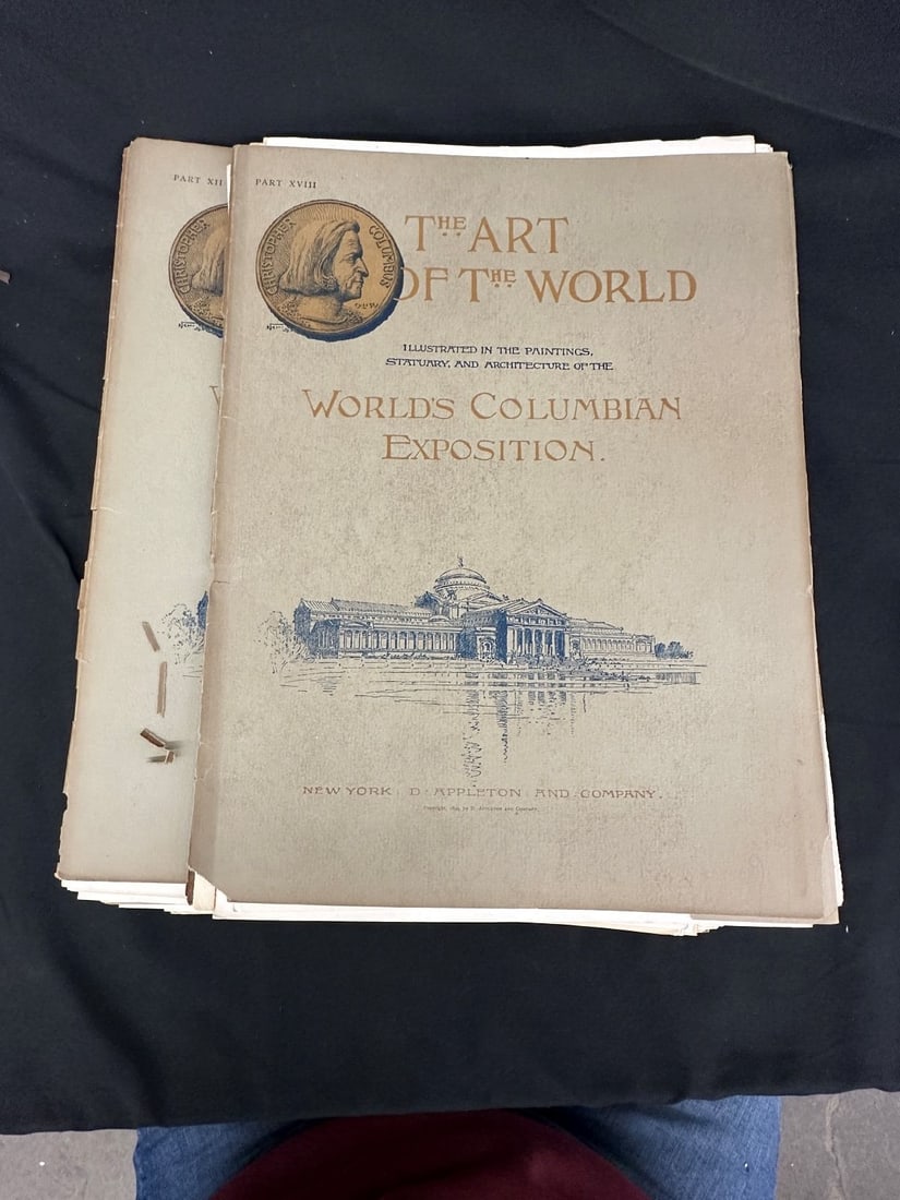 The Art of the World The World's Columbian Exposition D. Appleton Photogravures, Facsimiles in Color: The Art of the World The World's Columbian Exposition D. Appleton Photogravures, Facsimiles in Color: Over 100 different plates.