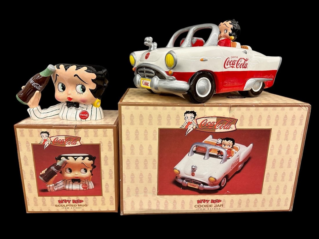(2) Betty Boop Coca-Cola Collectibles (1 of 4)