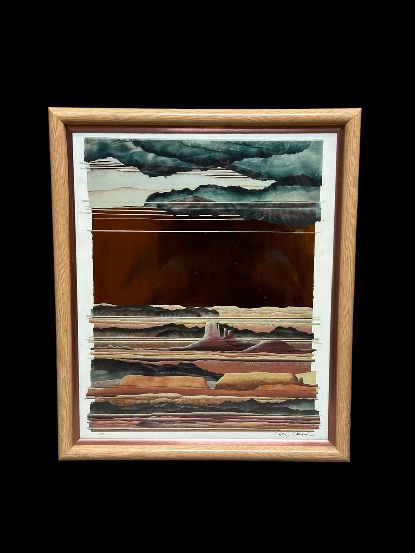 Daryl Howard S/N Lithograph "Between Valley Sands" (1 of 6)