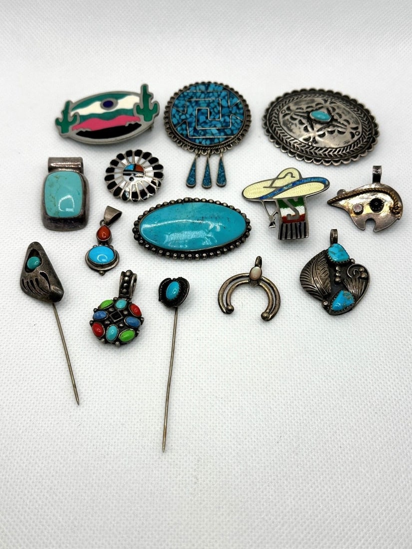 Native American Mexican Sterling Silver Jewelry (1 of 5)