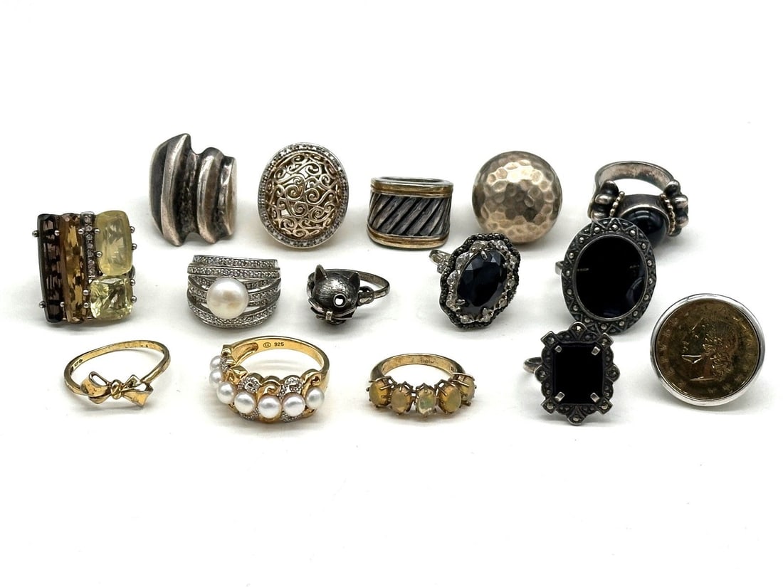 (15) Sterling Silver RIngs (1 of 5)