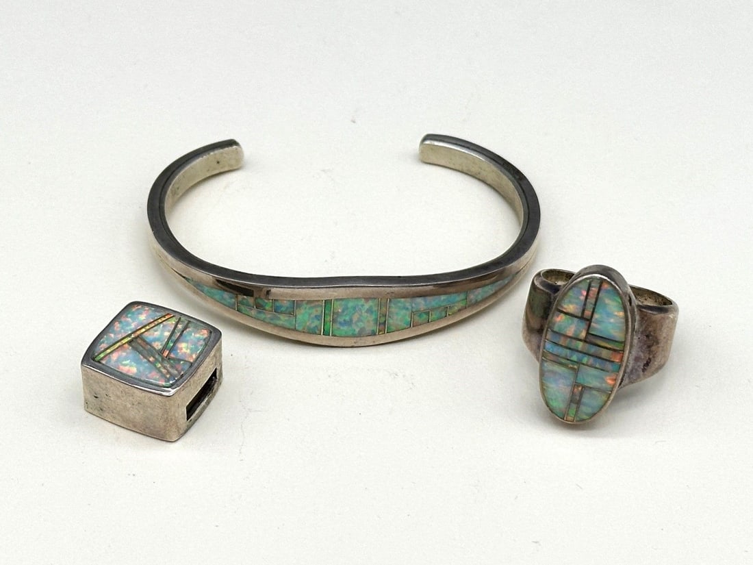 Opal Sterling Silver Jewelry Group (1 of 4)