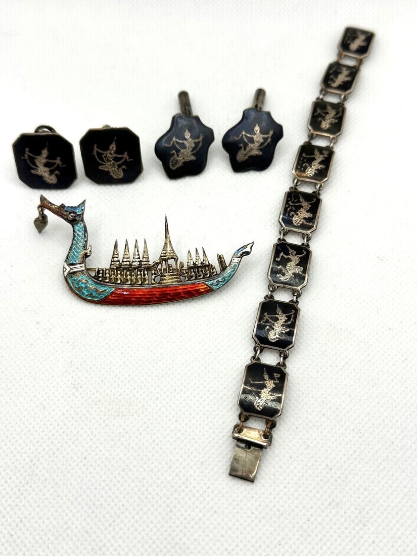 Siam Sterling Silver Jewelry Group (1 of 4)