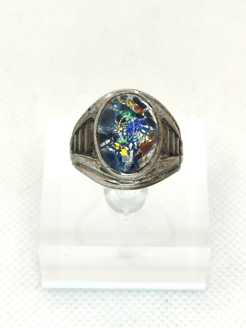 Boulder Opal Sterling Silver Ring (1 of 2)