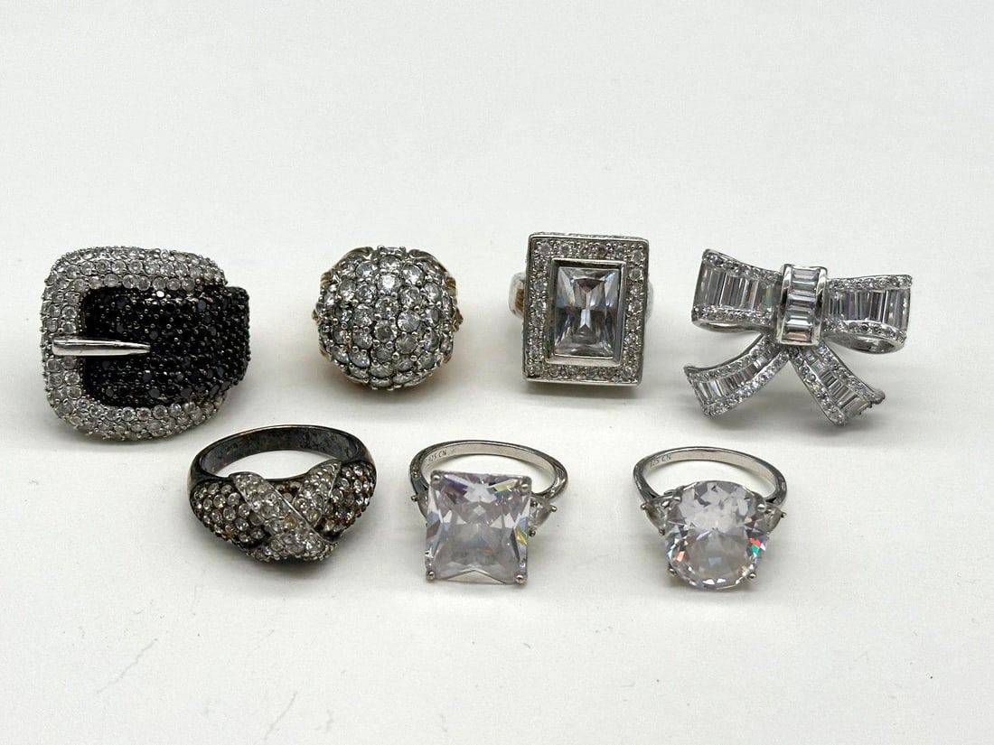 (7) Sterling Silver Rings (1 of 3)