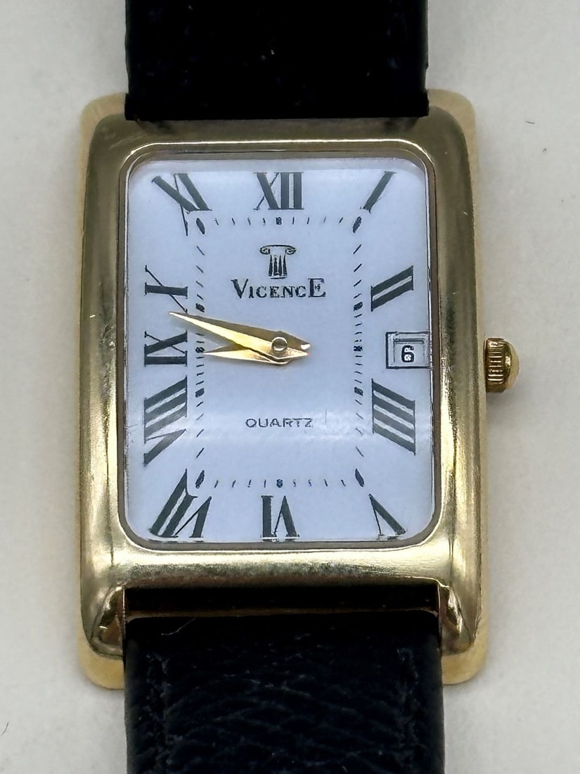 Vicence 14k Gold Ladies Dress Watch: Vicence 14k Gold Ladies Dress Watch