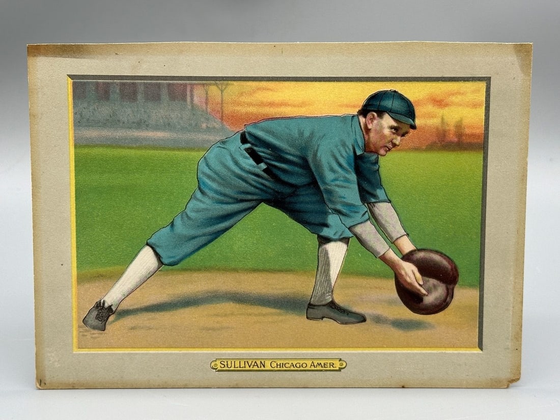 1911 T3 Turkey Red Cabinet Card No. 121 Billy Sullivan (1 of 20)