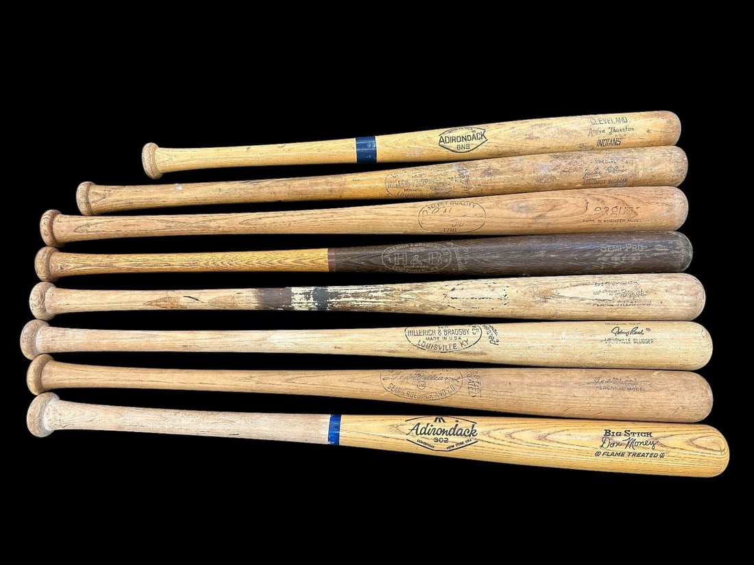 (8) Group of Full Size Vintage Baseball Bats; Store Models, Specials , Jackie Robinson, Bench (1 of 4)