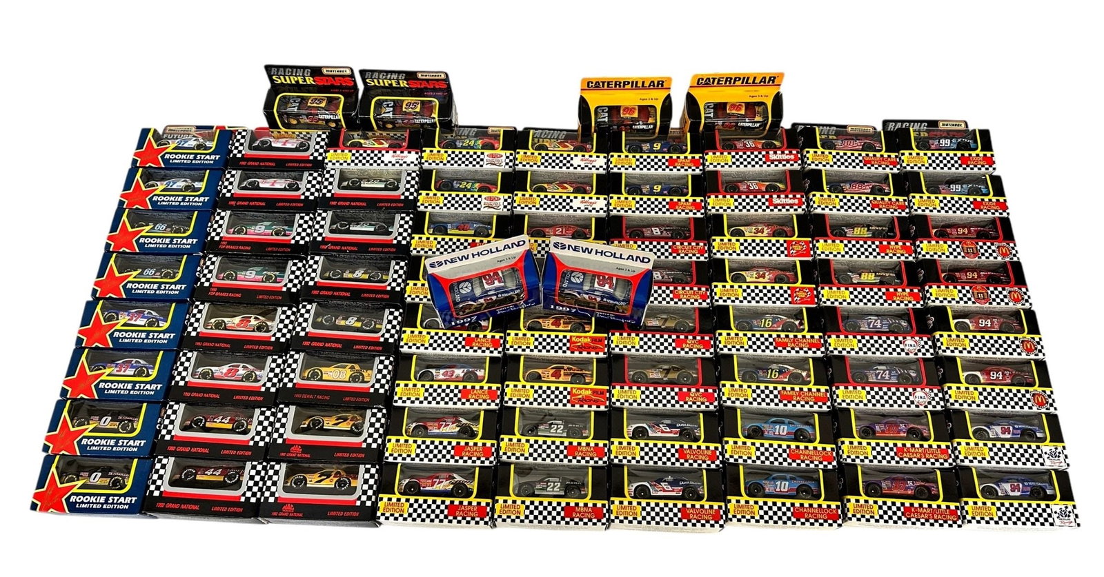 (78) Matchbox Limited Edition Racing Super Stars Die Cast Cars: (78) Matchbox Limited Edition Racing Super Stars Die Cast Cars new in original boxes.