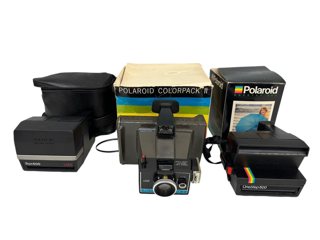 (3) Polaroid Cameras (1 of 4)