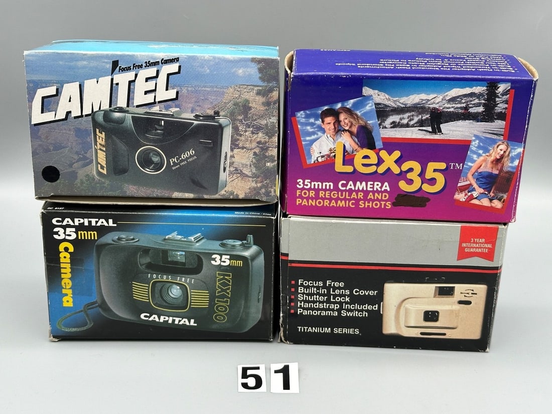 (4) Lomography 35mm Diana Style Cameras New in Boxes (1 of 5)