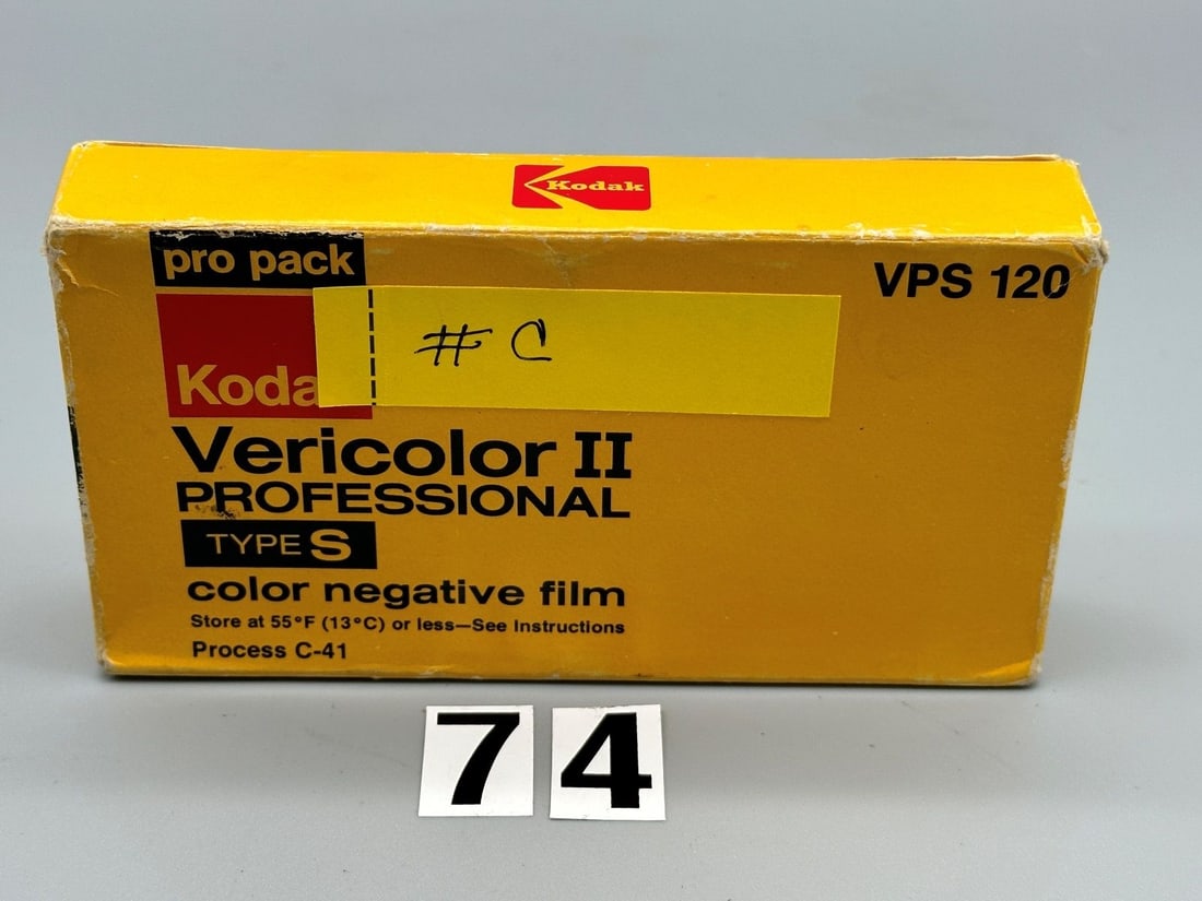 VPS 120 Vericolor Negative Film 5 Rolls: VPS 120 Vericolor Negative Film 5 Rolls: Sealed, expired 1977.