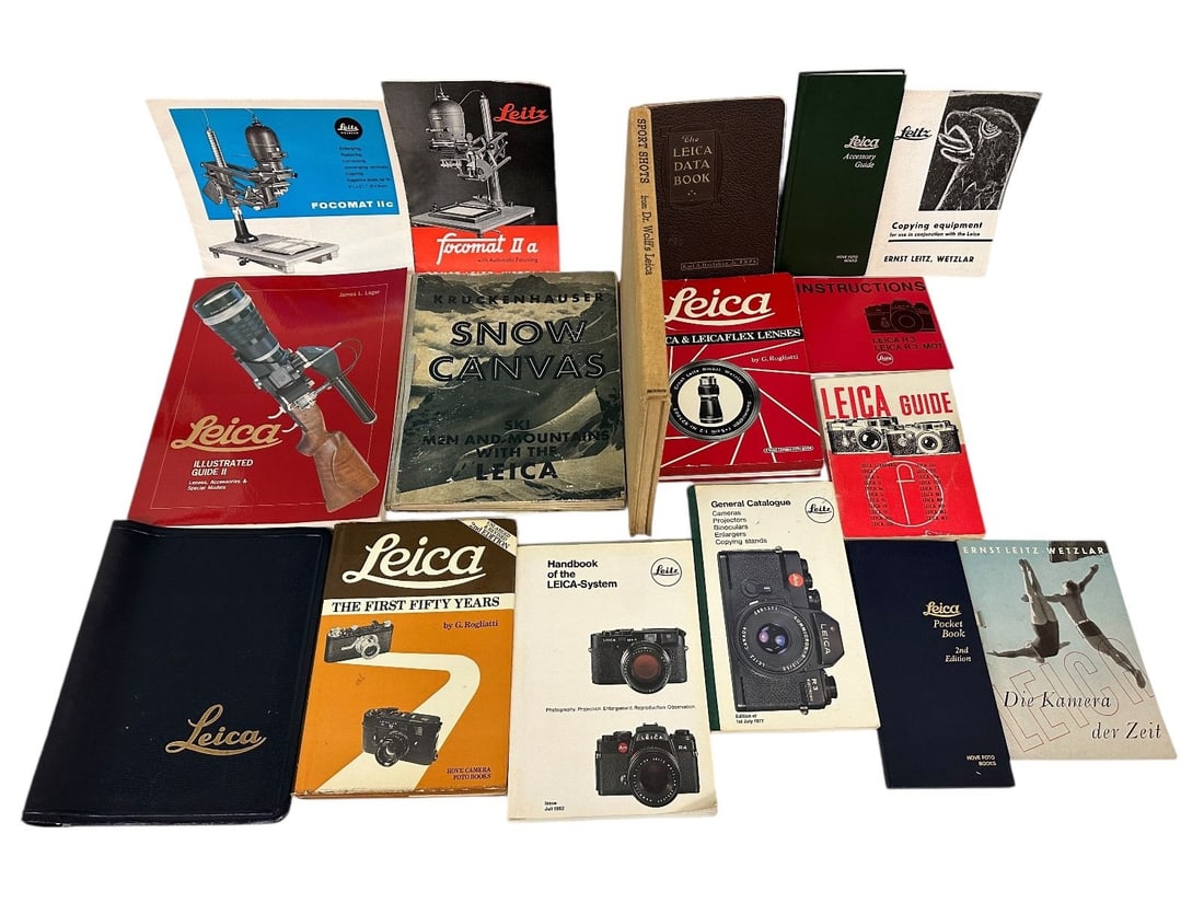 Large Group of Leica Camera Guides and Manuals (1 of 9)