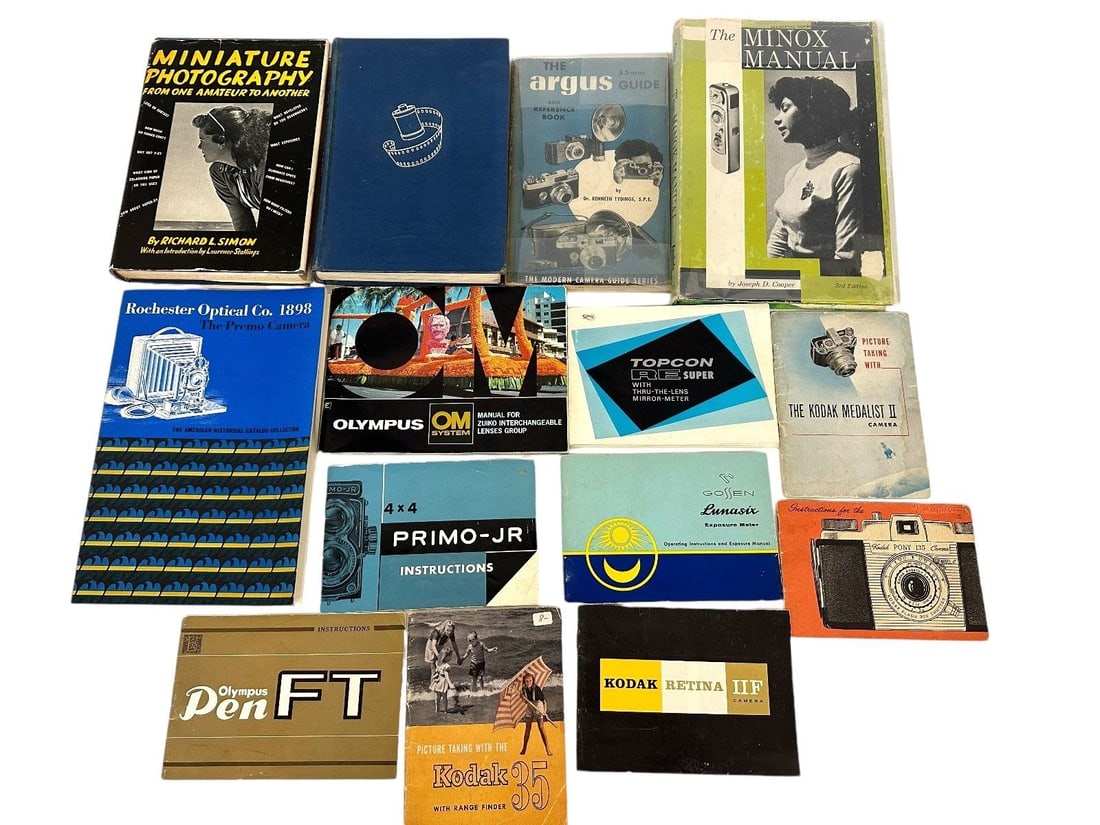 Group of Camera Manuals; Kodak, Primo, Argus: Group of Camera Manuals; Kodak, Primo, Argus: nice group of photography camera manuals.
