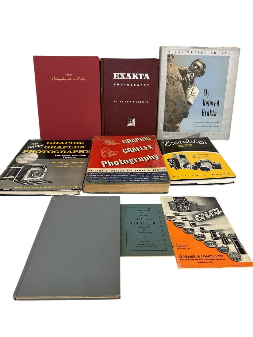 Group of Exakta, Graflex Camera Books and Pamphlets (1 of 5)