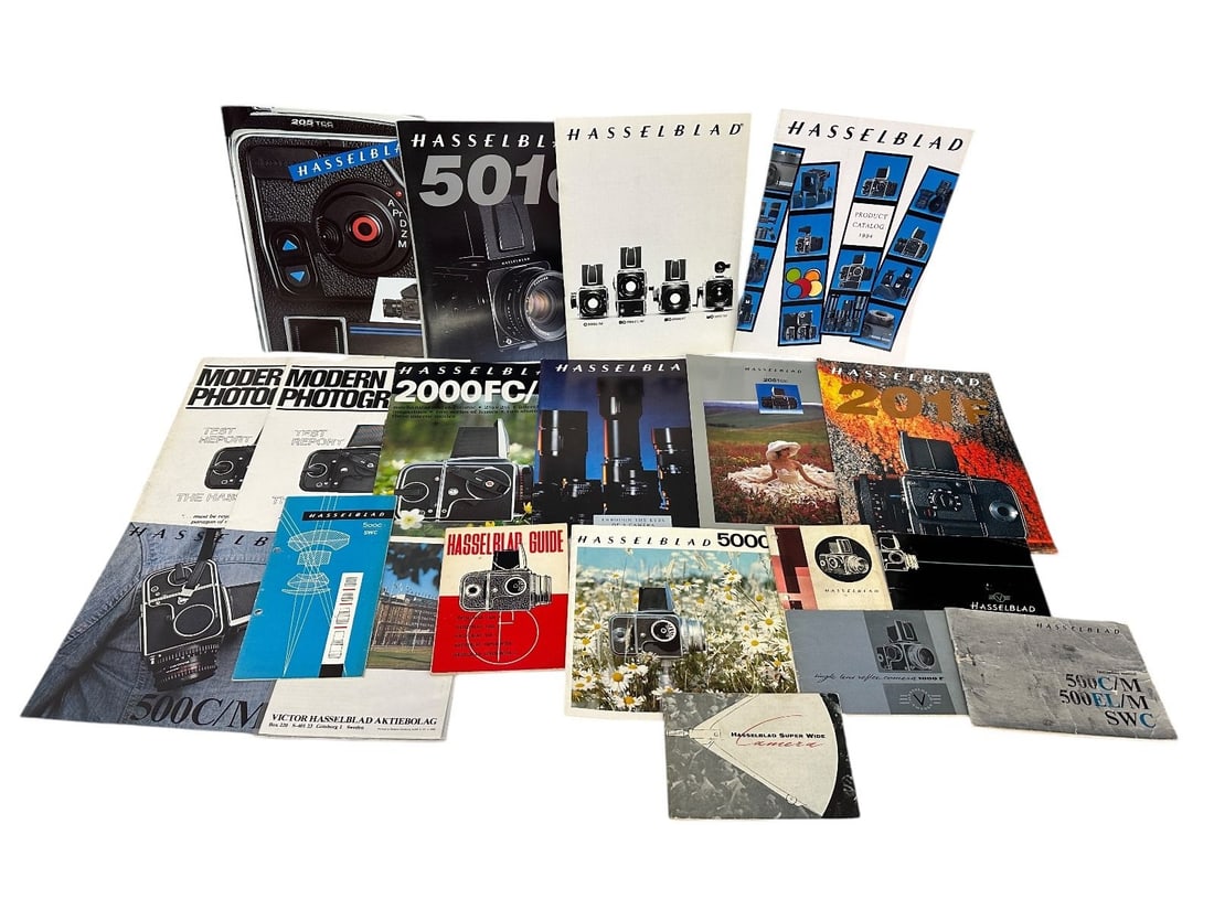(20) Hasselblad Camera Manuals and Catalogs: (20) Hasselblad Camera Manuals and Catalogs