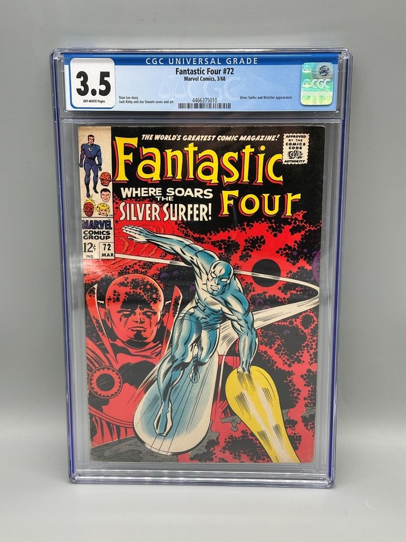 CGC Graded 3.5 Fantastic Four #72 Marvel Comics 3/68 (1 of 3)