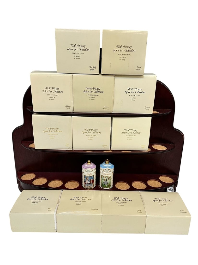 Walt Disney Lenox Spice Complete Set With Rack (1 of 11)