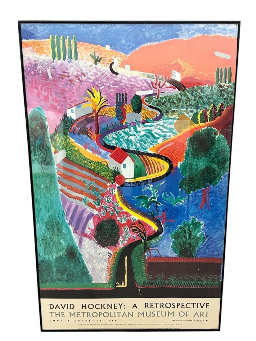 David Hockney: A Retrospective Metropolitan Museum of Art Poster (1 of 4)