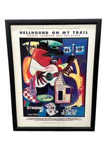 Robert Johnson Standing at the Crossroads Lithograph by George Hunt