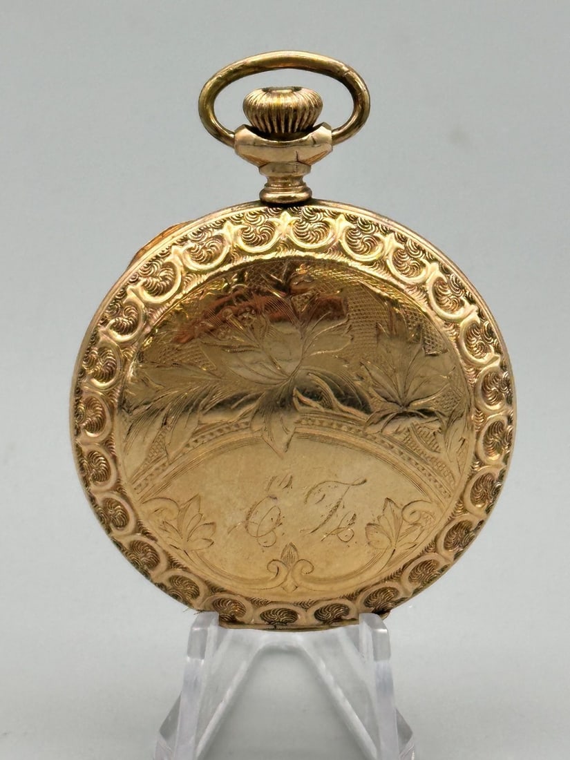 1899 Elgin Atlas Watch Co. 14k Gold Filled Pocket Watch (1 of 5)