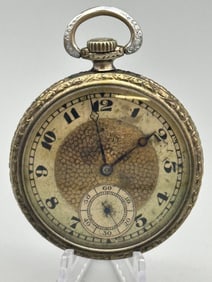 1918 Hampden 7 Jewel 14k Gold Filled Pocket Watch