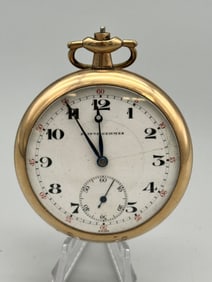 Sainte-Gemmes Terrasse Gold Filled Pocket Watch