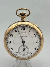 Hamilton 17 Jewel 1918 Gold Filled Pocket Watch