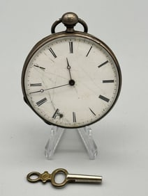 Echappement A Cylindre Huit Rubis Pocket Watch