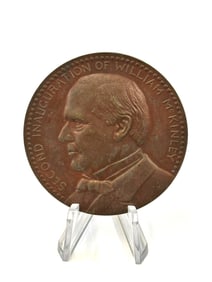 1901 William McKinley Bronze Inauguration Medal