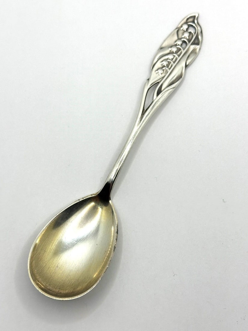 ALP Hopeakeskus Oy Finland Lily of the Valley Sugar Spoon (1 of 3)