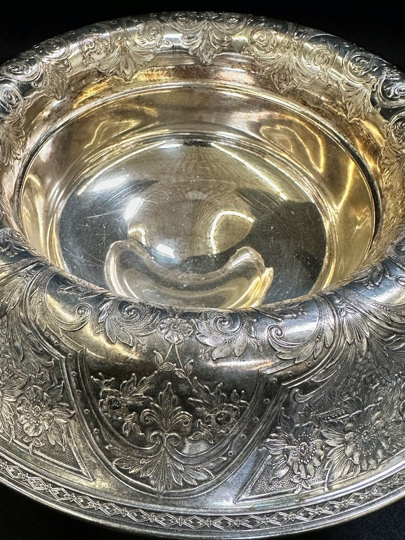 Wilcox Silver Plate Compote Dish Paisley Pattern (1 of 2)