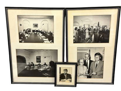 (5) Washington D.C. John F. Kennedy Original Photographs with Betty Ruben: (5) Washington D.C. John F. Kennedy Original Photographs with Betty Ruben: Betty Rubin worked on the staff of President John F. Kennedy, where she helped develop the first national program to aid in t