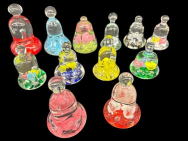 (12) Bell Paperweights