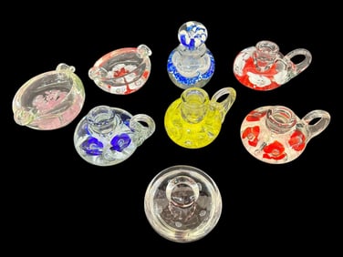 (8) Paperweights; Zimmerman, St. Clair