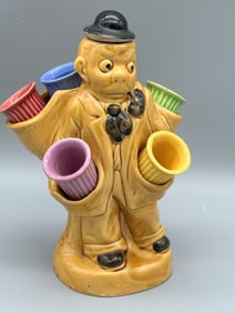 Whiskey Decanter With (6) Shot Glasses Made in Germany