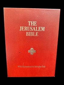 The Jerusalem Bible With Illustrations by Salvador Dali in Box