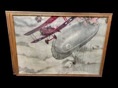 Charles Hubbell Print on Panel