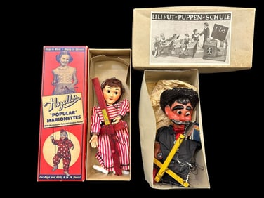 (2) Marionettes in Original Boxes
