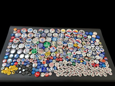 (342) Ted Kennedy Political Buttons